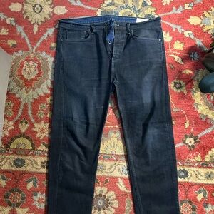 Rag & Bone Men's Dark Blue Slim Jeans
